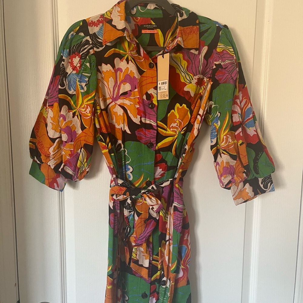 Scotch & Soda Floral Mini Dress - Multicolor